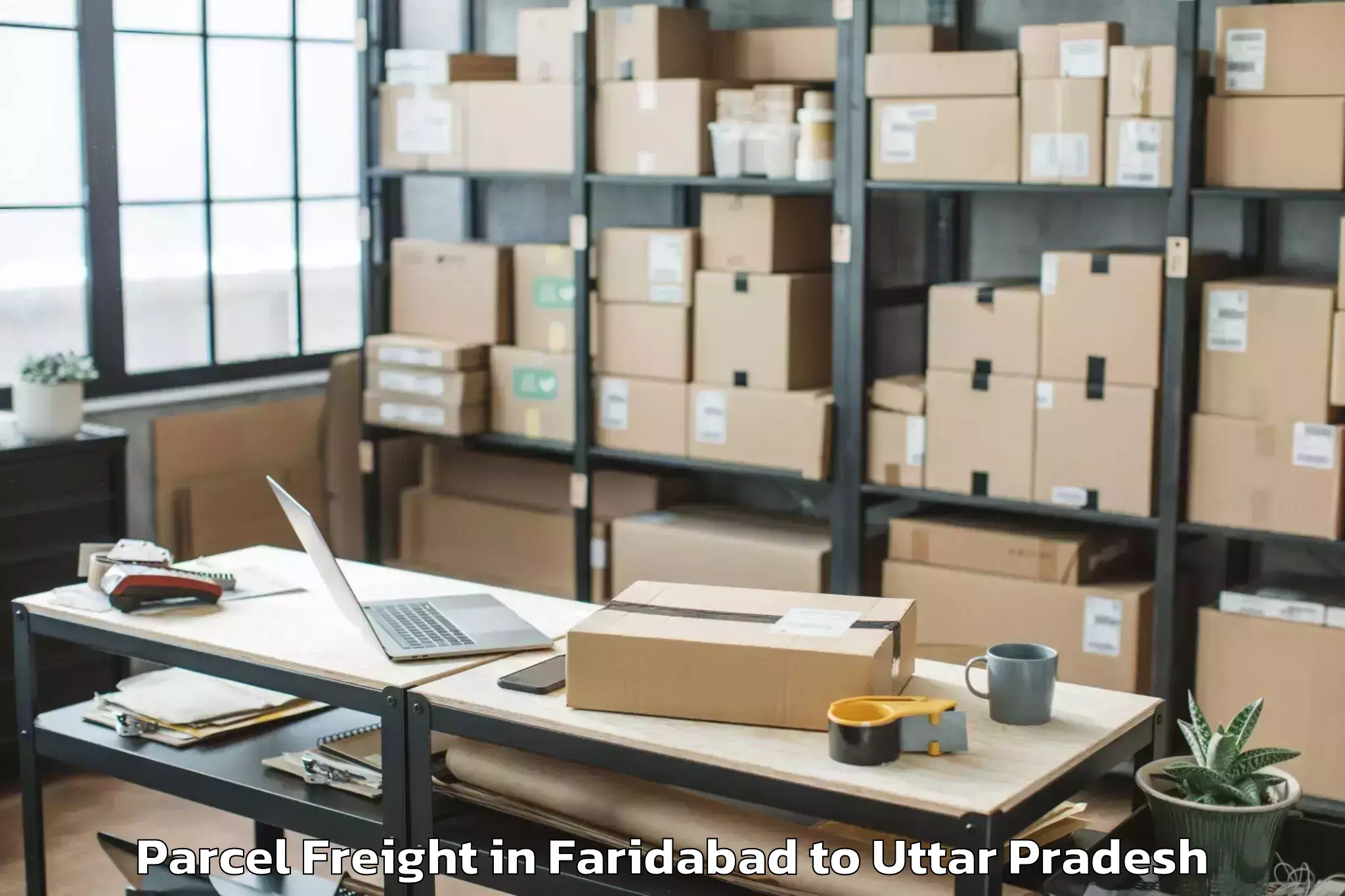 Easy Faridabad to Colonelganj Parcel Freight Booking